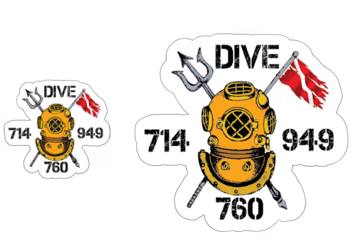 Dive Club Stickers
