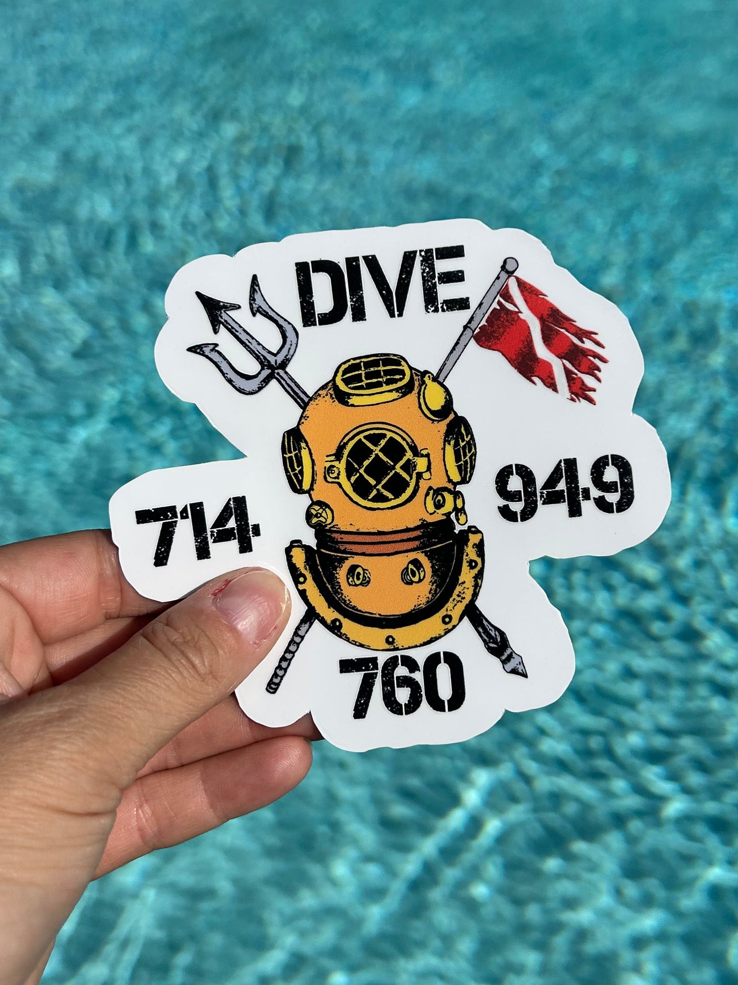 Dive Club Stickers