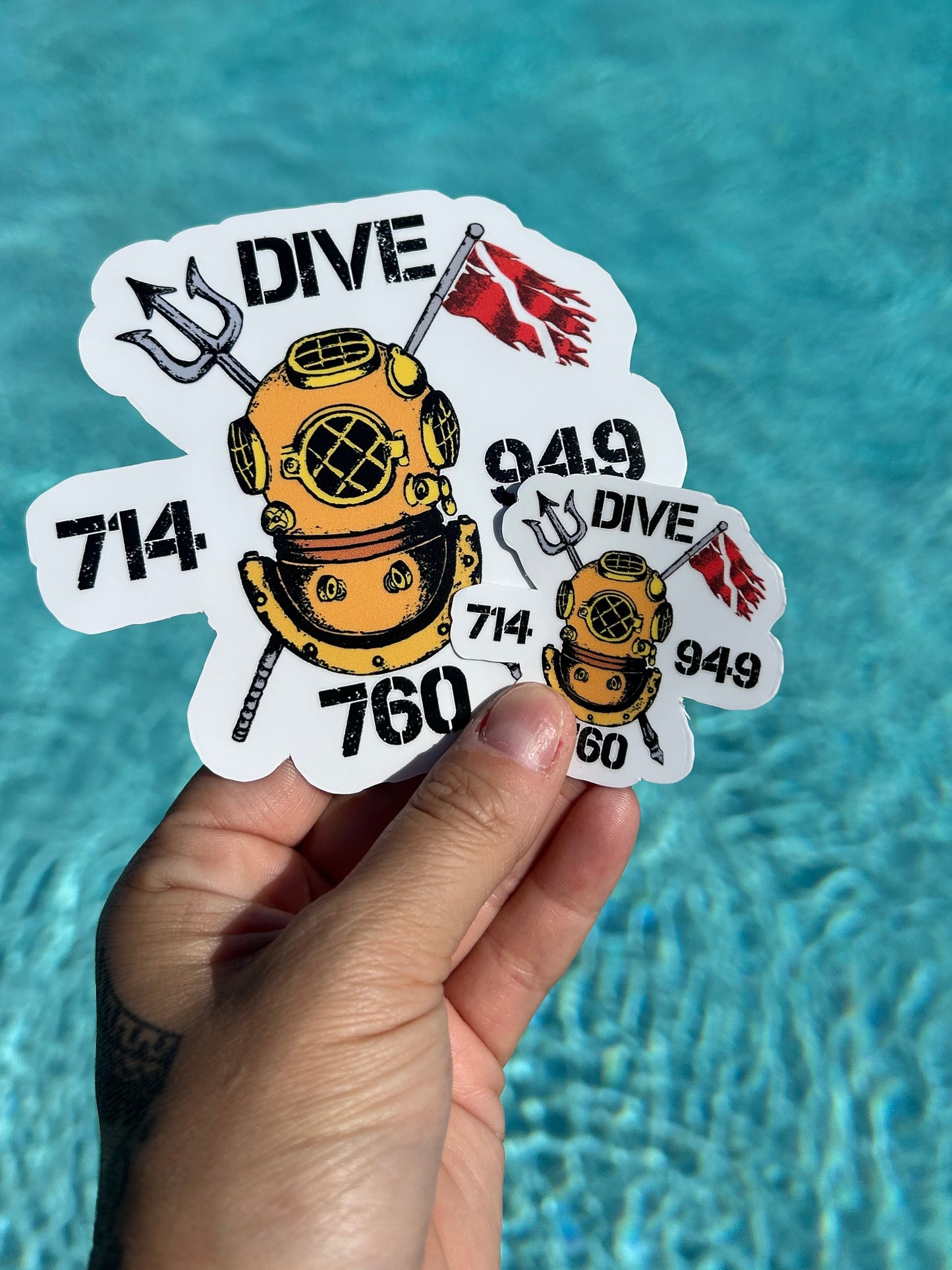 Dive Club Stickers